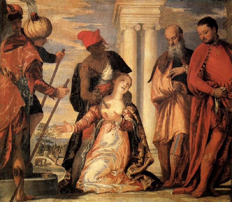 Paolo Veronese The Martyrdom of St.Justina oil painting image